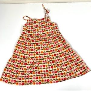 BASICS Halter Self-Tie Floral Print Sleeveless Dress